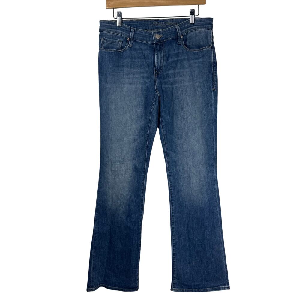 Mavi Jeans Women Size 31 Molly Mid Rise Classic Bootcut Dark Wash Western Boho